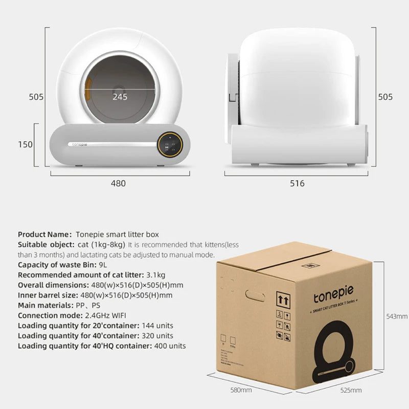 Automated Smart Cat Litter Box